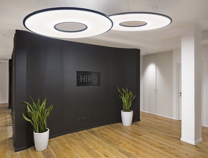 פרויקט תאורה - Hiro Media Office